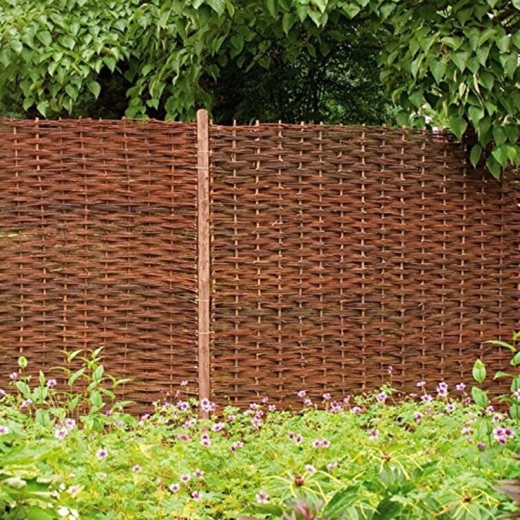 Garden & Patio Garden Fencing Woven Willow Bunched Weave Hurdle Fencing